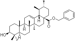 乌索酸苄酯分子结构 (CAS 192211-41-9)