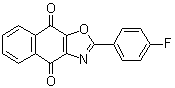 2-(4-氟苯基)萘并[2,3-d]恶唑-4,9-二酮分子结构 (CAS 192718-06-2)
