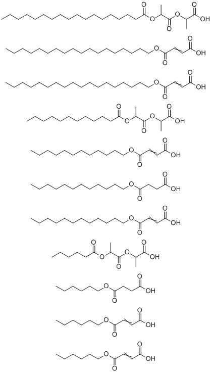 2-(2-Dodecanoyloxypropanoyloxy)propanoic acid molecular structure (CAS 1927969-11-6)