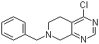 7-苄基-4-氯-5,6,7,8-四氢吡啶并[3,4-d]嘧啶分子结构 (CAS 192869-80-0)