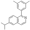1-(3,5-二甲基苯基)-6-(1-甲基乙基)异喹啉分子结构 (CAS 1936437-58-9)