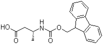 9-芴甲氧羰基-L-beta-高丙氨酸分子结构 (CAS 193954-26-6)