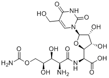 多氧菌素B分子结构 (CAS 19396-06-6)