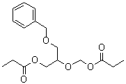 2-[(1-Oxopropoxy)methoxy]-3-(phenylmethoxy)-1-propanol propanoate molecular structure (CAS 194204-51-8)