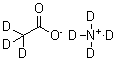 乙酸铵-d<sub>7</sub>分子结构 (CAS 194787-05-8)