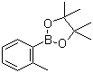 2-甲基苯硼酸频那醇酯分子结构 (CAS 195062-59-0)