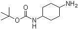 N-Boc-1,4-cyclohexanediamine molecular structure (CAS 195314-59-1)