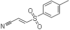 (2E)-3-[(4-甲基苯基)磺酰基]-2-丙烯腈分子结构 (CAS 19542-67-7)