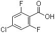 4-Chloro-2,6-difluorobenzoic acid molecular structure (CAS 196194-58-8)