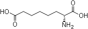 D-alpha-氨基辛二酸分子结构 (CAS 19641-63-5)