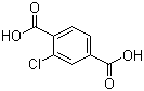 2-氯对苯二甲酸分子结构 (CAS 1967-31-3)