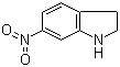 6-硝基吲哚啉分子结构 (CAS 19727-83-4)