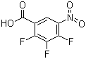 5-Nitro-2,3,4-trifluorobenzoic acid molecular structure (CAS 197520-71-1)