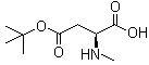 N-Methyl-L-aspartic acid 4-(1,1-dimethylethyl) ester molecular structure (CAS 197632-85-2)