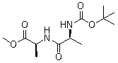 N-[(tert-Butoxy)carbonyl]-L-alanyl-L-alanine methyl ester molecular structure (CAS 19794-10-6)