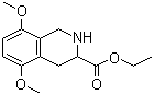 5,8-Dimethoxy-1,2,3,4-tetrahydroisoquinoline-3-carboxylic acid ethyl ester molecular structure (CAS 198021-01-1)