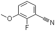 2-氟-3-甲氧基苯甲腈分子结构 (CAS 198203-94-0)