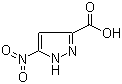 5-硝基吡唑-3-羧酸分子结构 (CAS 198348-89-9)