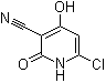 6-氯-1,2-二氢-4-羟基-2-氧代-3-吡啶甲腈分子结构 (CAS 19867-18-6)