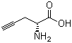 D-炔丙基甘氨酸分子结构 (CAS 198774-27-5)