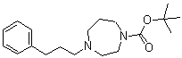 六氢-4-(3-苯基丙基)-1H-1,4-二氮杂卓-1-羧酸叔丁酯分子结构 (CAS 198895-74-8)