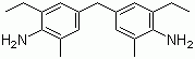 4,4'-亚甲基双(2-甲基-6-乙基苯胺)分子结构 (CAS 19900-72-2)