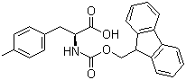 FMOC-L-4-甲基苯丙氨酸分子结构 (CAS 199006-54-7)