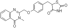Balaglitazone molecular structure (CAS 199113-98-9)