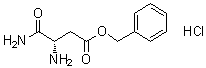 (3S)-3,4-二氨基-4-氧代丁酸苄酯单盐酸盐分子结构 (CAS 199118-68-8)