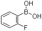 2-氟苯硼酸分子结构 (CAS 1993-03-9)