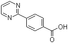 4-(嘧啶-2-基)苯甲酸分子结构 (CAS 199678-12-1)
