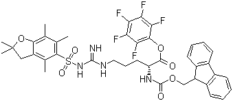 Fmoc-D-Arg(Pbf)-opfp molecular structure (CAS 200132-33-8)