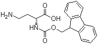 (R)-2-(Fmoc-氨基)-4-氨基丁酸分子结构 (CAS 201484-12-0)