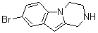 8-Bromo-1,2,3,4-tetrahydropyrazino[1,2-a]indole molecular structure (CAS 201809-32-7)