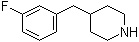 4-(3-Fluorobenzyl)piperidine molecular structure (CAS 202126-85-0)