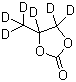1,2-碳酸丙烯酯-D6分子结构 (CAS 202480-74-8)
