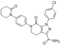 1-(4-chlorophenyl)-7-oxo-6-(4-(2-oxopiperidin-1-yl)phenyl)-4,5,6,7-tetrahydro-1H-pyrazolo[3,4-c]pyridine-3-carboxamide molecular structure (CAS 2029205-64-7)