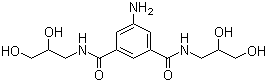 5-氨基-N,N'-二(2,3-二羟基丙基)间苯二甲酰胺分子结构 (CAS 203515-86-0)