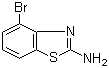 2-Amino-4-bromobenzothiazole molecular structure (CAS 20358-02-5)