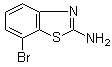 7-Bromo-2-benzothiazolamine molecular structure (CAS 20358-05-8)