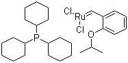 邻异丙氧基苯亚甲基二氯(三环己基膦)合钌分子结构 (CAS 203714-71-0)
