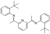 2,6-Bis[1-(2-tert-butylphenylimino)ethyl]pyridine molecular structure (CAS 204203-17-8)