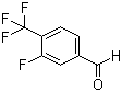3-氟-4-三氟甲基苯甲醛分子结构 (CAS 204339-72-0)