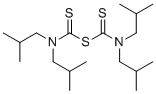 CAS # 204376-00-1, Tetrakis(2-methylpropyl)-thiodicarbonic diamide, bis(2-methylpropyl)carbamothioyl N,N-bis(2-methylpropyl)carbamodithioate