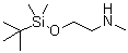 2-[(叔丁基二甲基硅烷基)氧基]-N-甲基乙胺分子结构 (CAS 204580-28-9)