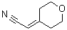 (四氢-2H-吡喃-4-亚基)乙腈分子结构 (CAS 204651-40-1)