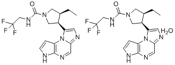 乌帕替尼半水合物分子结构 (CAS 2050057-56-0)