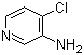 3-氨基-4-氯吡啶分子结构 (CAS 20511-15-3)