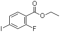 2-氟-4-碘苯甲酸乙酯分子结构 (CAS 205750-82-9)