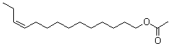 (Z)-11-Tetradecen-1-ol acetate molecular structure (CAS 20711-10-8)
